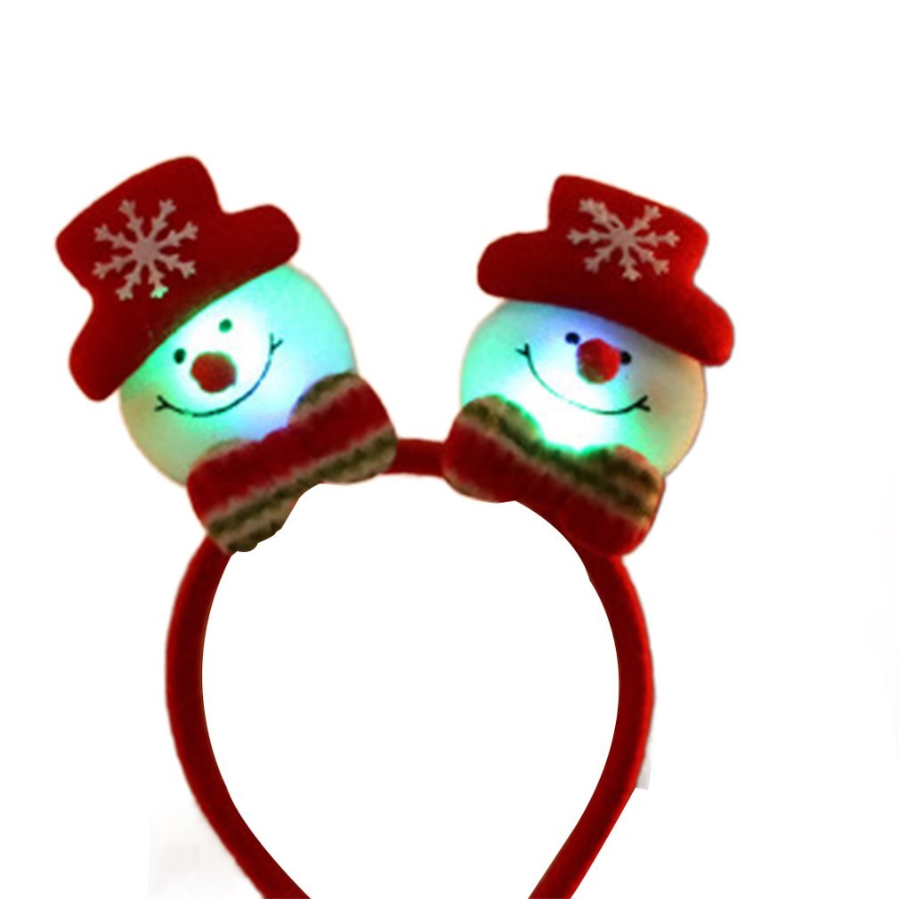 1pcs Christmas Headband Hair Accessories Deer Ears For Kids Adult Christmas Party Deals Santa Xmas Hair Band Clasp Headwear: Style13