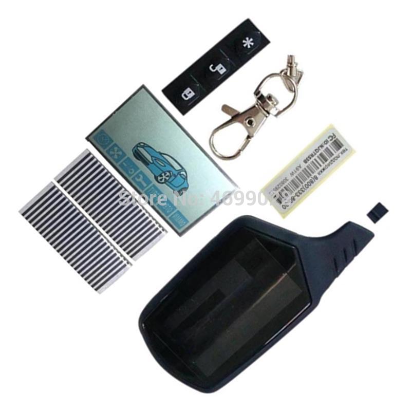 A91 Lcd-scherm Flexibele Kabel + A91 Sleutelhanger Body Cover Case Voor Auto Alarm Starline A91 Lcd Afstandsbediening sleutelhanger Fob