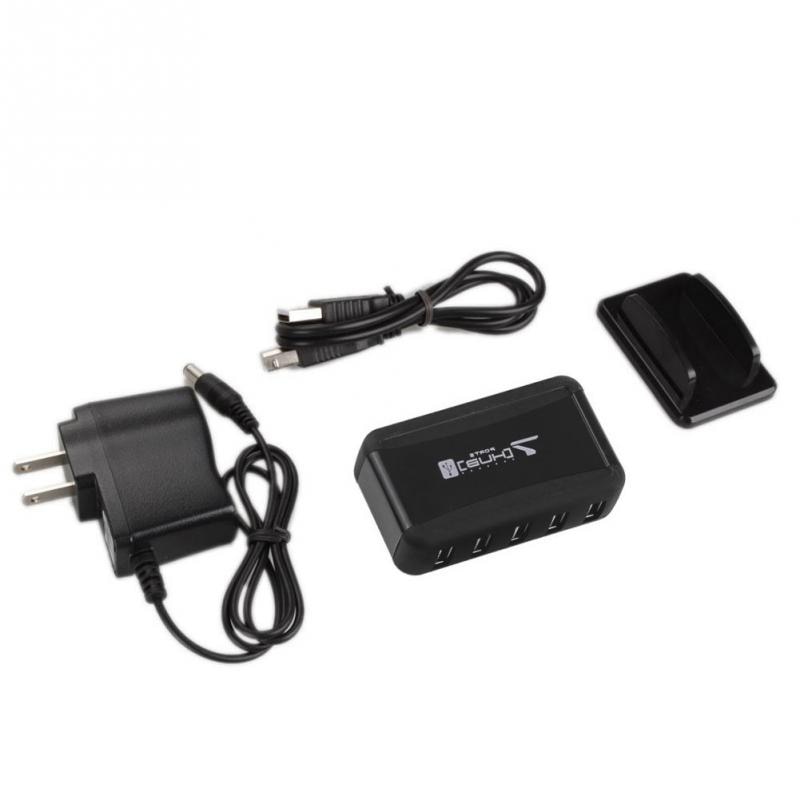 Suuri siirtonopeus verkkovirta us/eu pistoke sovitin muunnin usb 2.0 kestävä 7 portti nopea pc kannettavan tietokoneen keskitin #180817