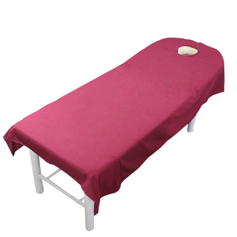 Super Zacht Geborsteld Beauty Laken Bed Vlakte Laken Massage Laken 1 Stuks Thuis Textiel eindproduct: red