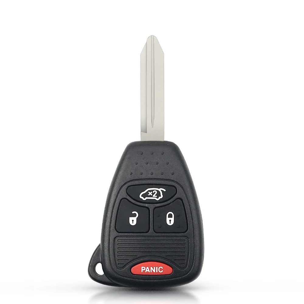 KEYYOU-carcasa para llave de coche, 2/3/4/5/6 botones para Chrysler Pacifica Aspen 300 Dodge RAM Caravan Jeep Commander Grand Cherokee