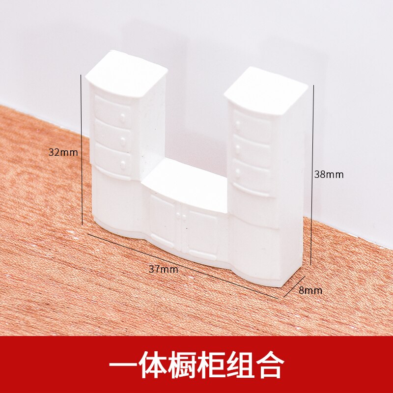 1pcs 1/25 1/30 1/50 1/75 scale Dollhouse mini Mobili In Miniatura casa di Bambola accessori In Plastica Book Shelf: 16