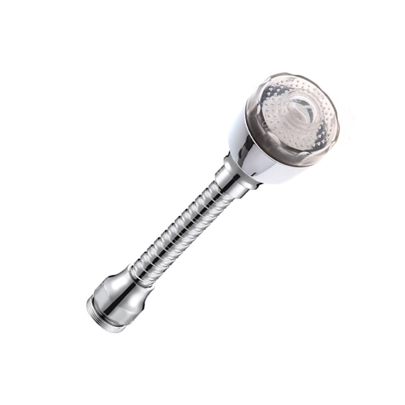 360 Graden Gedraaid Led Water Kraan Beluchter Licht 7 Kleuren Veranderen Douche Water Tap Nozzle Met Pakket Universele Adapter