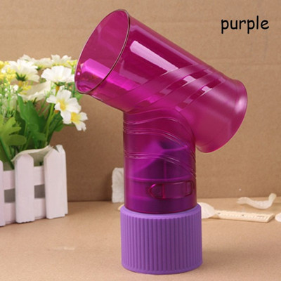 Föhn Magic Krullen Föhn Cover Cap Curler Diffuser Draagbare Föhn Diffuser Salon Wind Spin Curl Hair Styling gereedschap: Purple