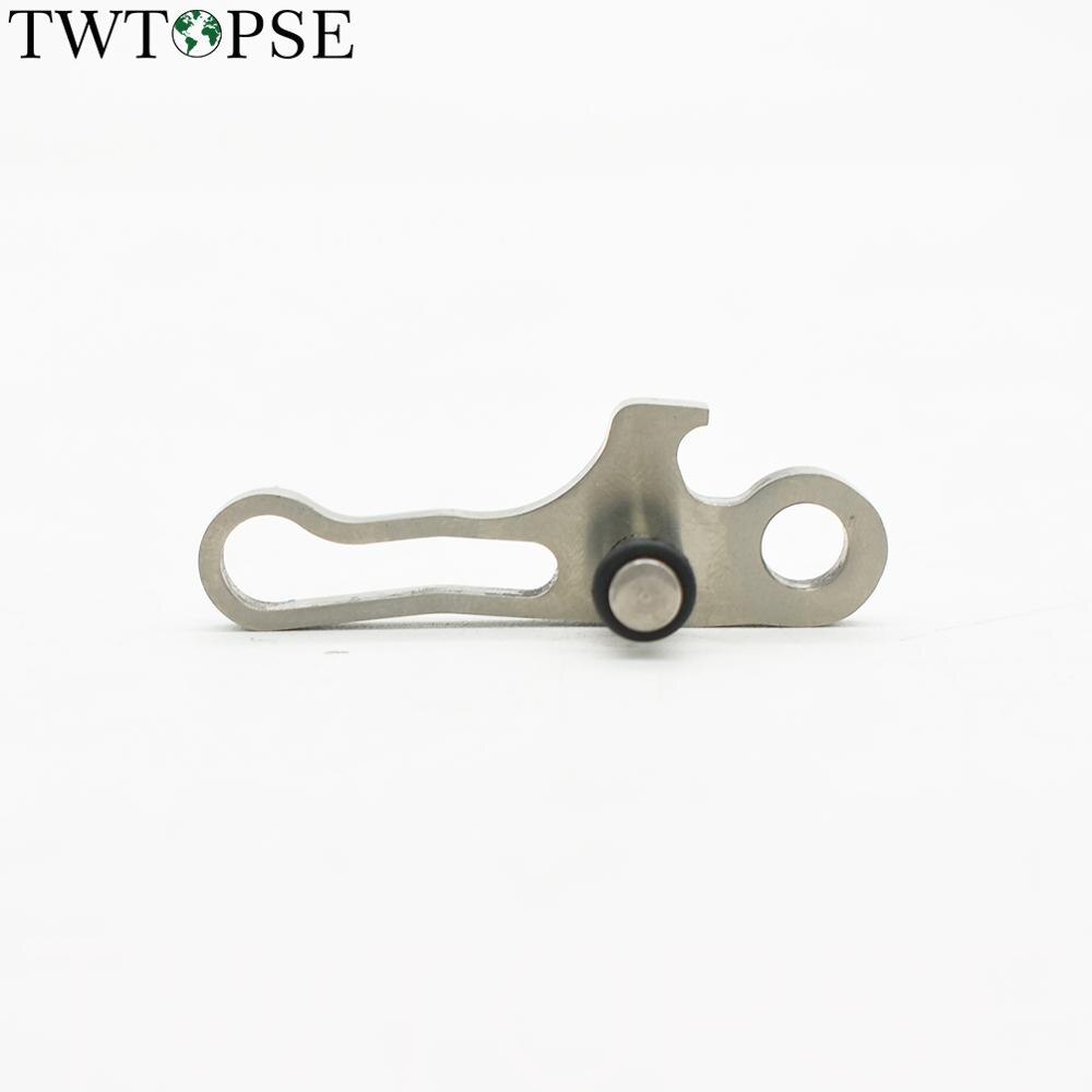 TWTOPSE 6,2g titanio sillín de la bicicleta abrazadera gancho palanca para Brompton plegable bicicleta asiento Post liberación rápida abrazadera parte accesorio