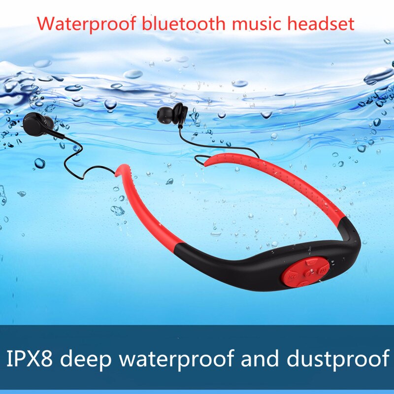 2022 KyK-168 Plus Bluetooth Headset Stereo IPX8 Waterproof Mini Sports Wireless Headset Supports WMA, MP3, WAV, APE