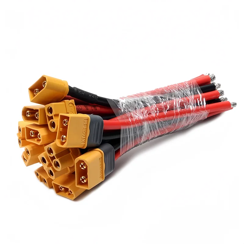 10cm RC vehicle and ship model battery ESC connection cable XT30 XT60 XT90 T EC2 EC3 EC5 EC8 male/female plug