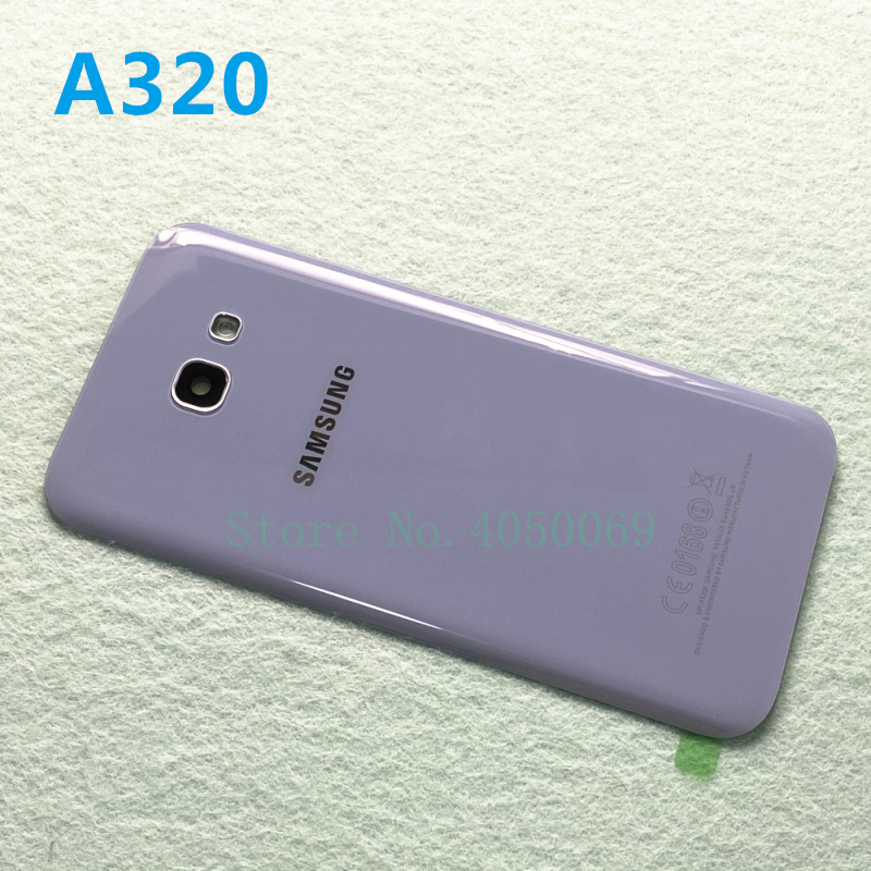 For Samsung Galaxy A5 A520 A7 A720 A3 A320 A320F Rear Cover Back glass Housing Case Battery Door Housing Replacement: A320 blue