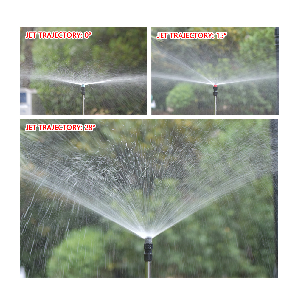 5Pcs Pop-up Sprinkler Ersatz Streudüsen 0 ~ 360 Grad Einstellbar Garten Park Bauernhof Gras Rasen Bewässerung Werkzeug