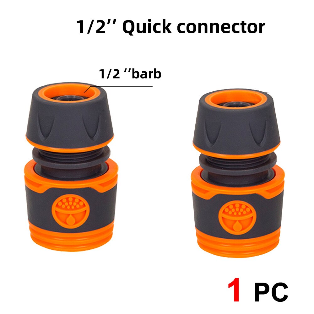 1/4" 3/8" 1/2" 3/4" Pipe Quick Coupling Faucet Standard Connector Garden Greenhouse Watering Irrigation Hose Connectors Adapter: C