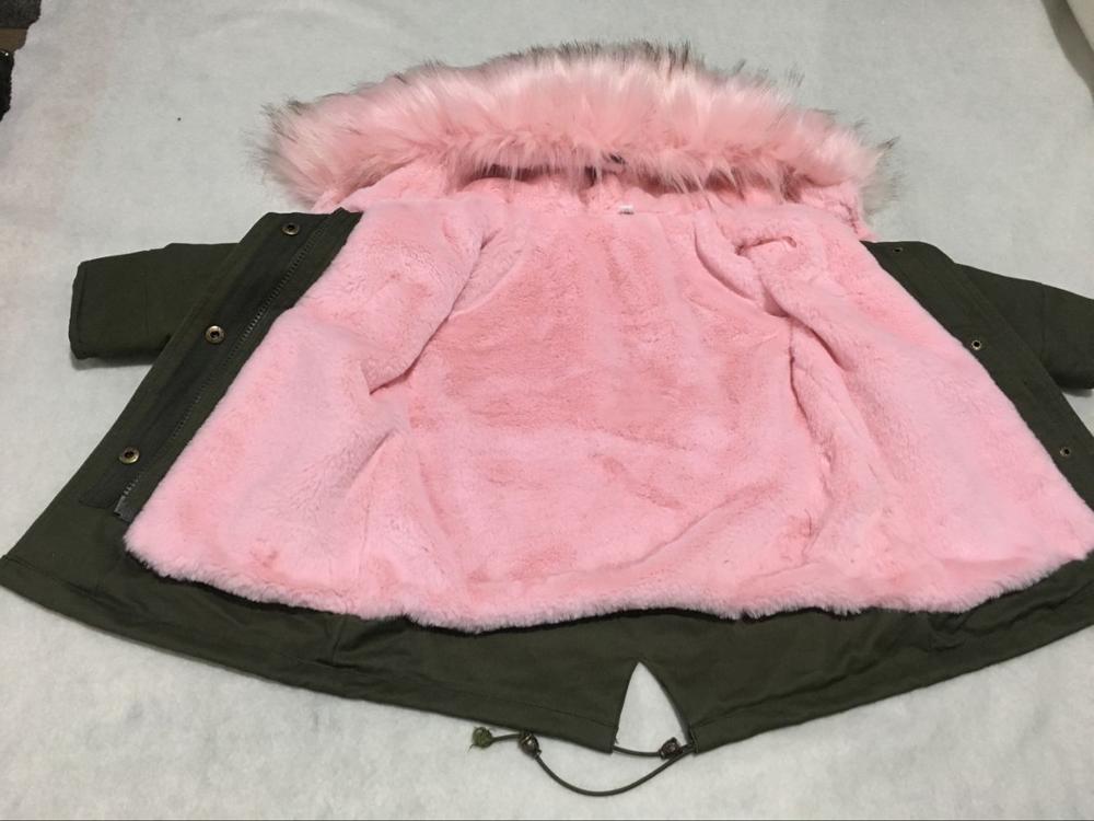 Neue Mädchen Winter Mädchen Jacken Für Jungen Mantel Mit Kapuze Faux Pelz Kinder Parkas Casual Dicke Warme Baby Kinder Kleidung Oberbekleidung: pink fur / 6
