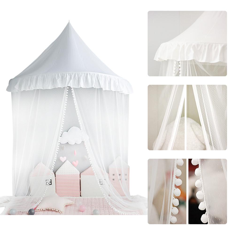 Enfants moustiquaire bébé literie dôme lit baldaquin princesse tente lit baldaquin moustiquaire couvre-lit rideau pour bébé enfants