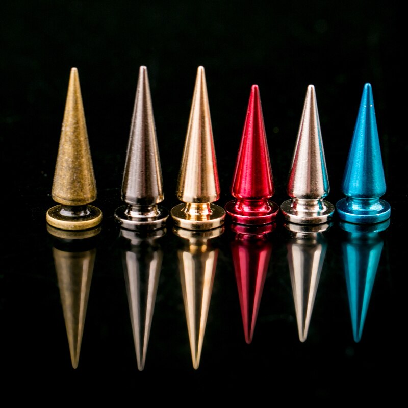 Cone Screwback Spikes Studs diy punk spikes Rock Cone Screwback Rivets Studs Spikes For Clothes Clothing Shoes Bags Leathercraft