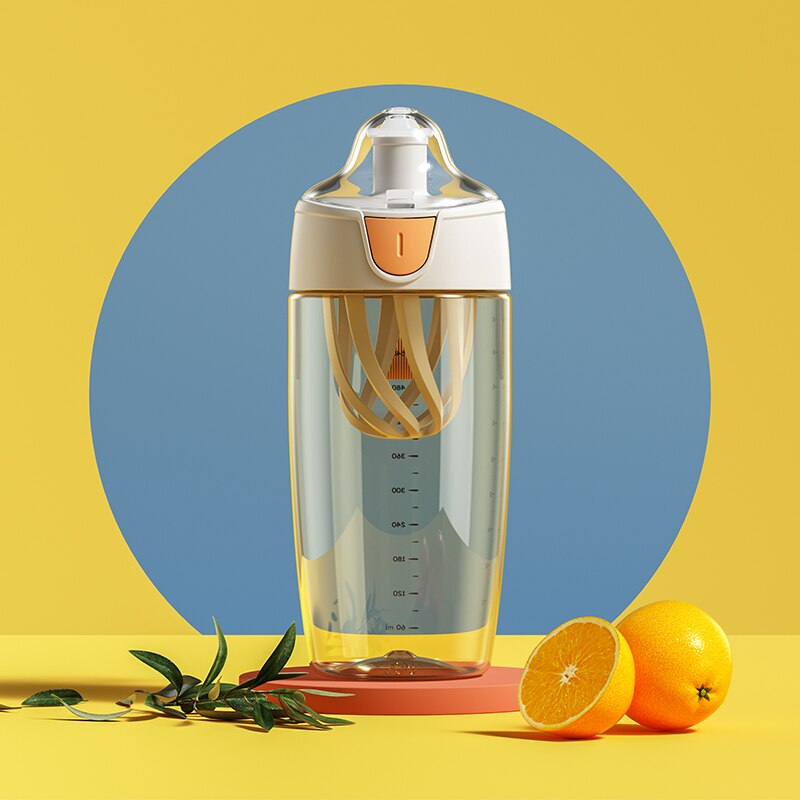 Sport Drink Bottle Shaker Protein Whey Water Vortex Gym Bottle Protein Shaker Slushy Butelka Na Wode Kitchen Accessories 50: 600ml Gray