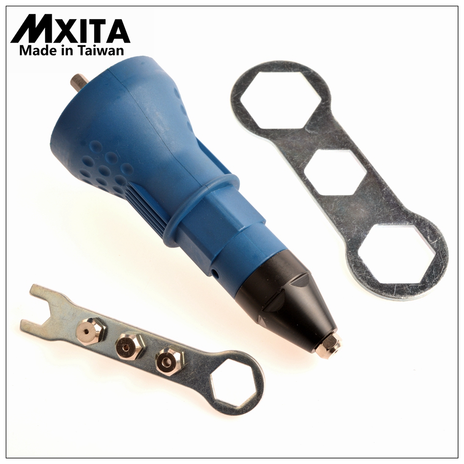 MXITA Elektrische Klinknagel Moer Gun klinken tool cordless klinken Boor Adapter Insert moer tool Multifunctionele Nail Gun