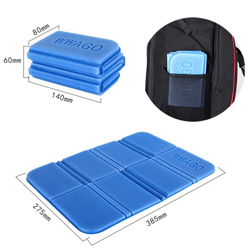 Esterilla plegable para acampar en la playa, esteras de pícnic pequeñas y portátiles, almohadilla impermeable a prueba de humedad, cojín plegable XPE para exteriores
