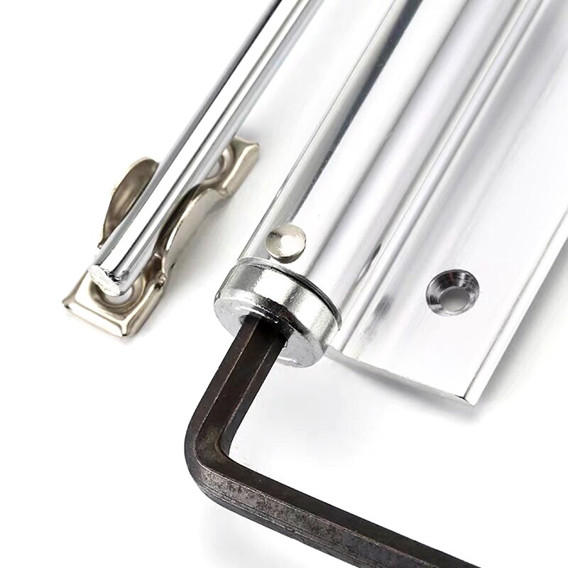 Automatic Door Closer Door Self Closing Hinge Single Spring Adjustable Surface Mounted Automatic Closing Fire Rated Door Alloy
