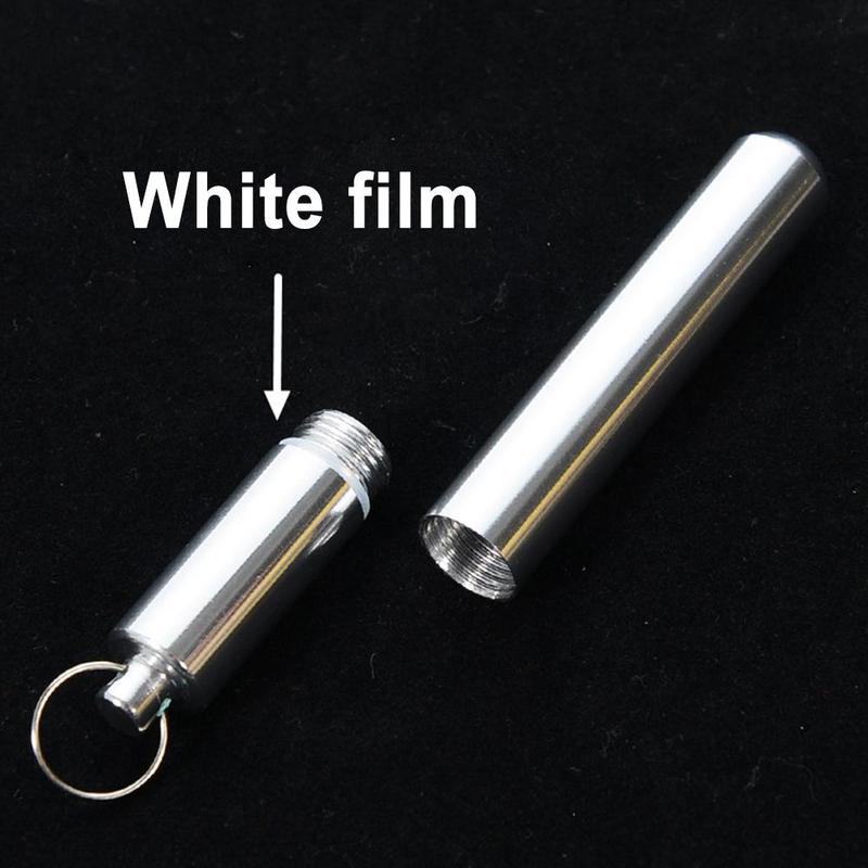 Portable Aluminum Outdoor Gadget Pillbox Innovation Toothpick Sealed Holder G1K9 waterproof Mini Gadget V6J5
