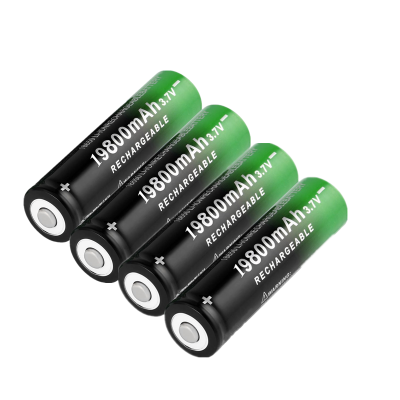 18650 li- ionen-akku 19800 mah akku 3.7v für led-taschenlampe taschenlampe oder elektronische geräte batterie