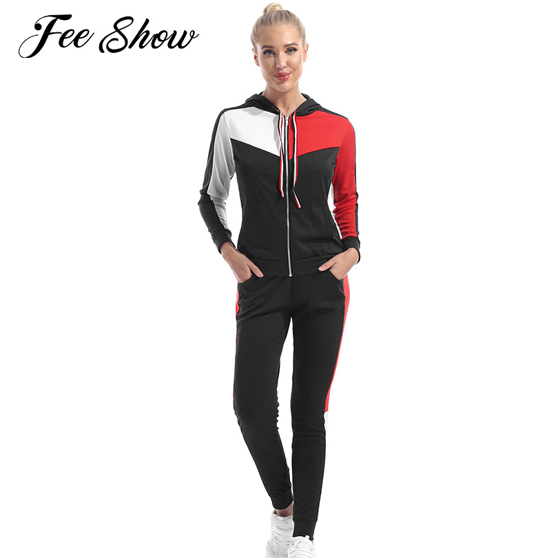 Damen-laufsets, zweiteilig, sportbekleidung, freizeit-trainingsanzüge, Fitness-trainingsanzüge, hoodies, jacken, oberteile und hosen, trainingskleidung