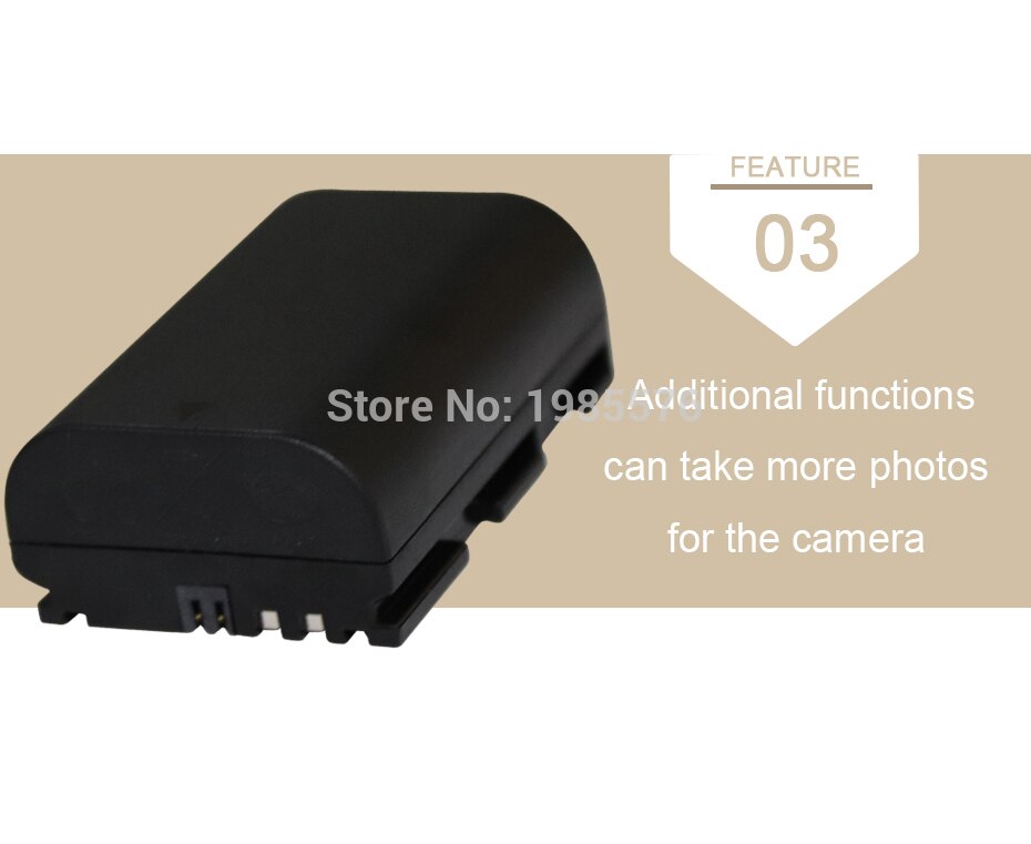 Batería de LP-E6 E6 LP E6 LPE6, baterías para Canon EOS Original 5D Mark II III Mark2 mark3 5D2 5D3 6D 60D 60Da 7D 70D