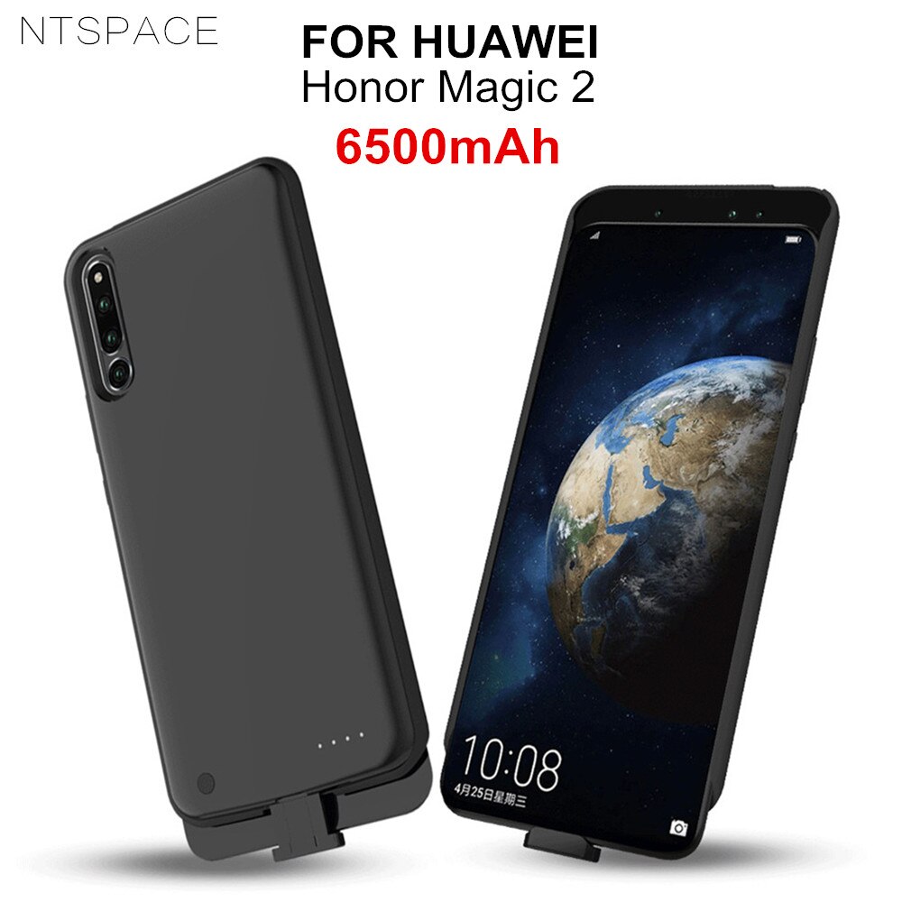 NTSPACE Tragbare Energie Bank Abdeckung Für Huawei Ehre Magie 2 Batterie Fällen 6500mAh Externe Batterie Energie Ladegerät Fällen