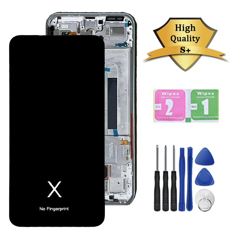 6.57" Screen For Xiaomi Mi 10 Lite 5G LCD Display Touch Screen Digitizer Assembly For Mi10Lite LCD M2002J9G M2002J9S XIG01: NAVY