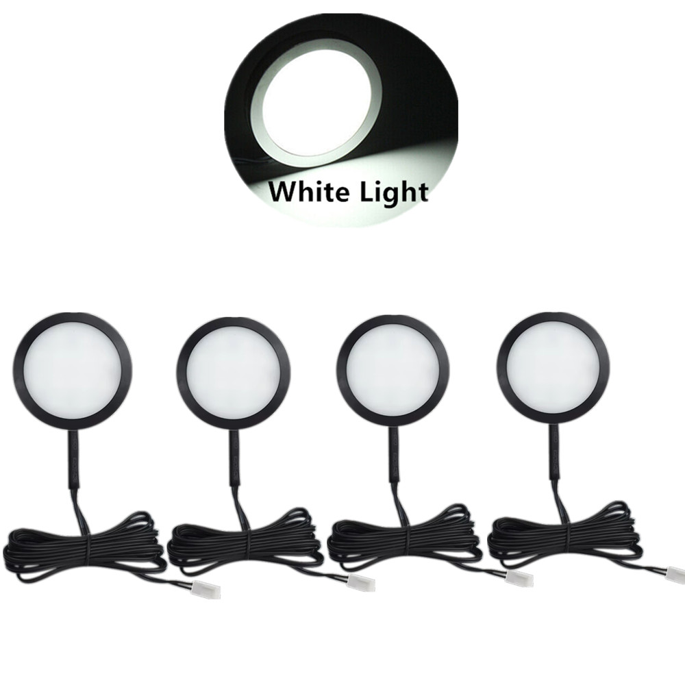 4 stuks 12v interieurverlichting camper/caravan led-spotjes camper/camper interieur spotlamp led-leeslamp met autolader: Rood