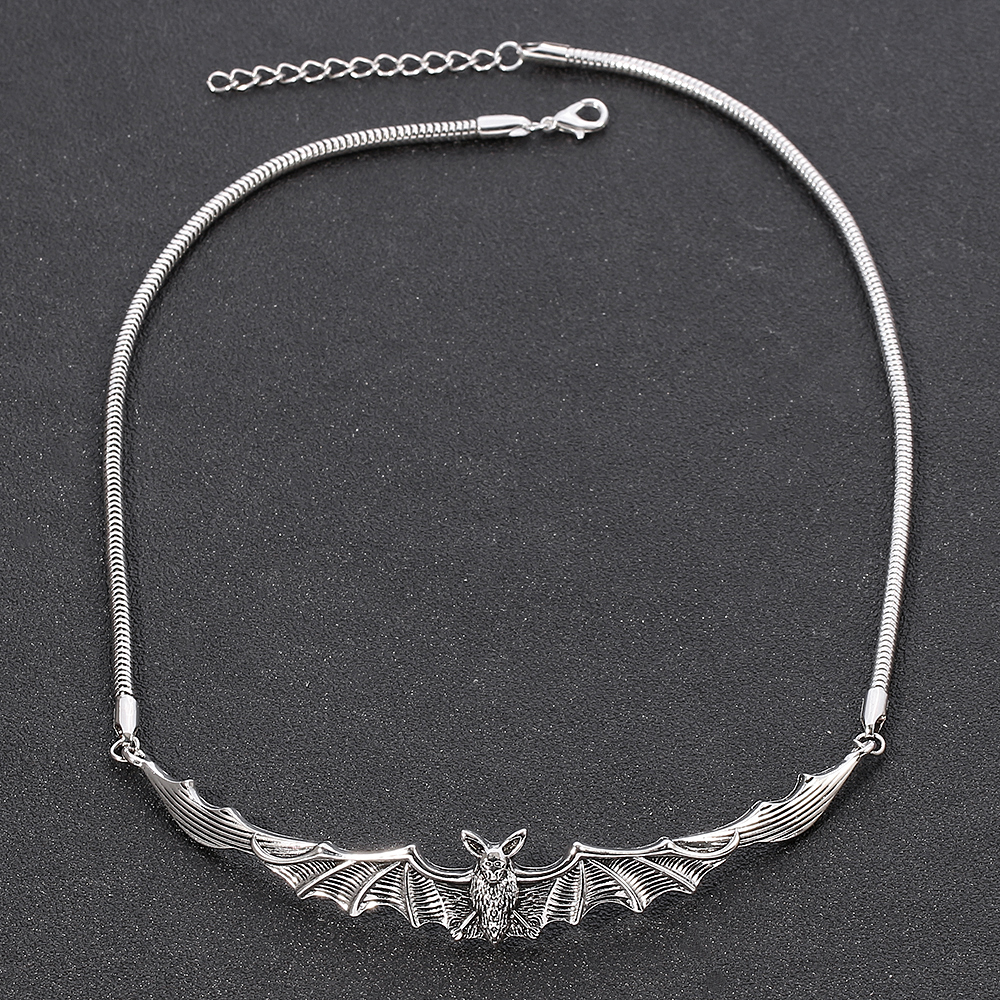 Vintage Fledermaus Choker Halskette Vampire Dunklen Stil Halsband Fledermaus Schmuck Frauen Mädchen Goth Bat Punk Stil männer Schmuck