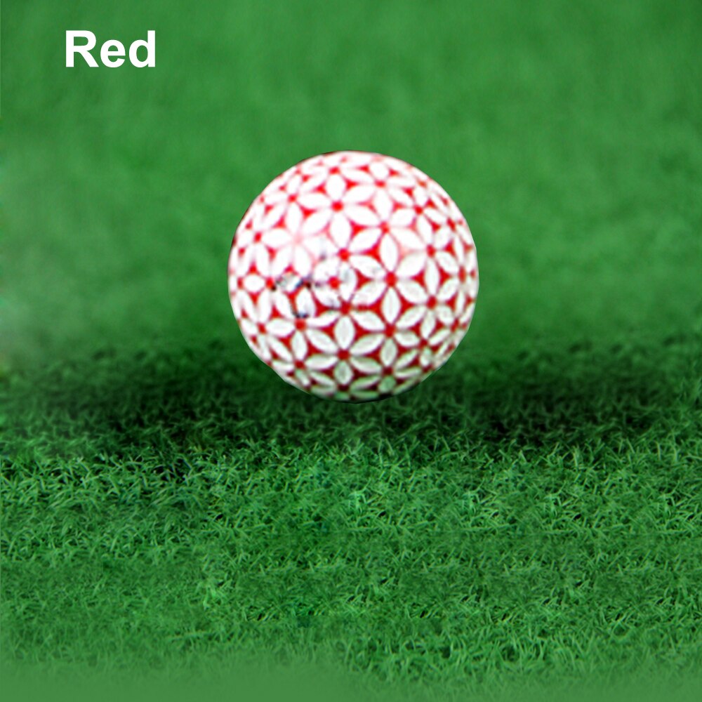 1Pcs Rubber Golf Ball Four Layers High Grade Outdoor Sport Golf Game Training Match Competition: Red