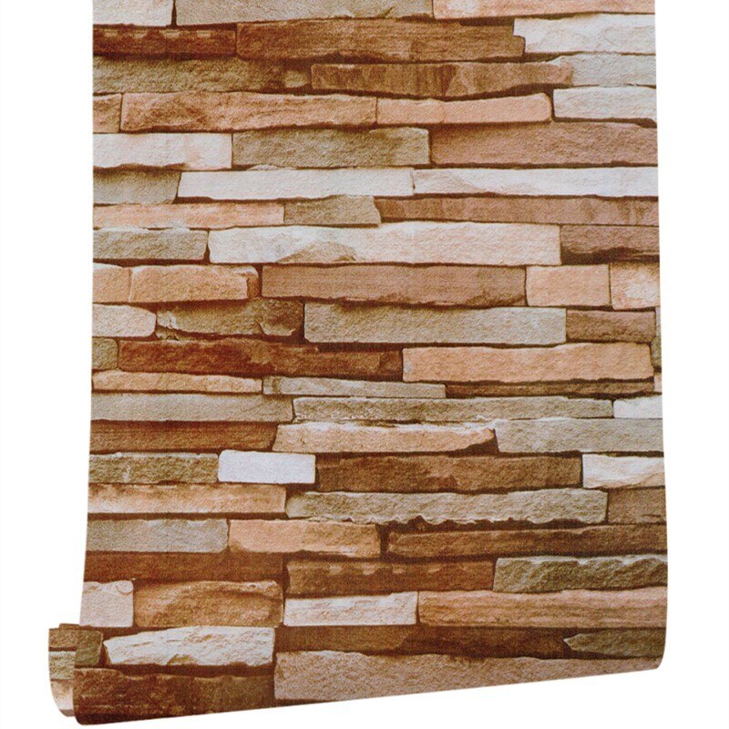 Papel tapiz autoadhesivo de vinilo, papel tapiz rústico de madera, papel tapiz 3D para paredes de salón o dormitorio, adhesivo decorativo para el hogar