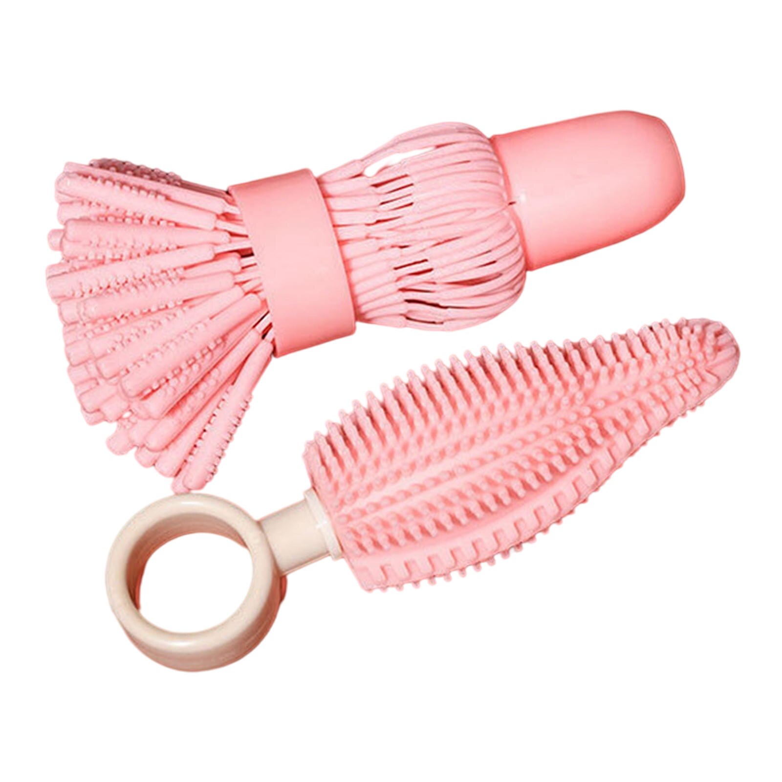 Baby Flasche Pinsel Milch Flasche Pinsel Flasche Reinigung Pinsel für Milch Flasche draussen Kleinkind: Rosa