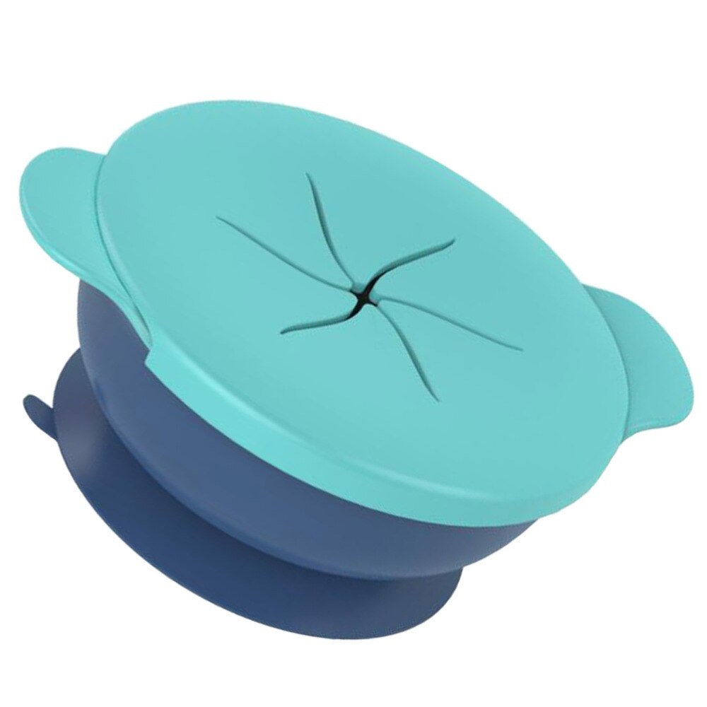 1pc Fruit Dishes Food Bowl Tray Children Feeding Dinner Plates Silicone Bowls for Infant Kids Home Baby