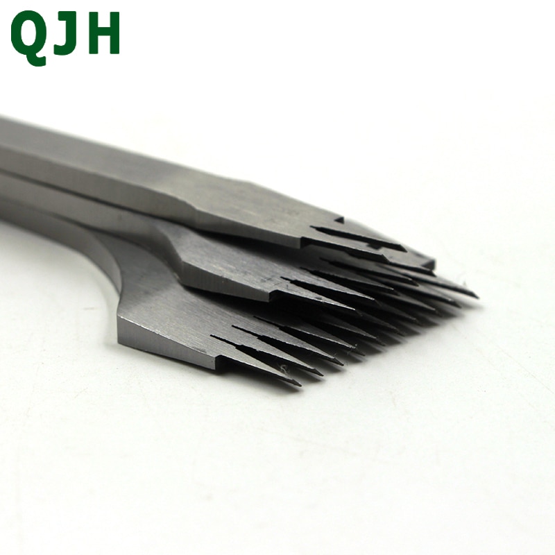 Leer Stiksels Punch Tool Beitel Leer Perforators Gereedschap Set Craft Gepolijst Gaffel Vetersluiting Stitch DIY (2.7 3.0 3.38 3.85) mm