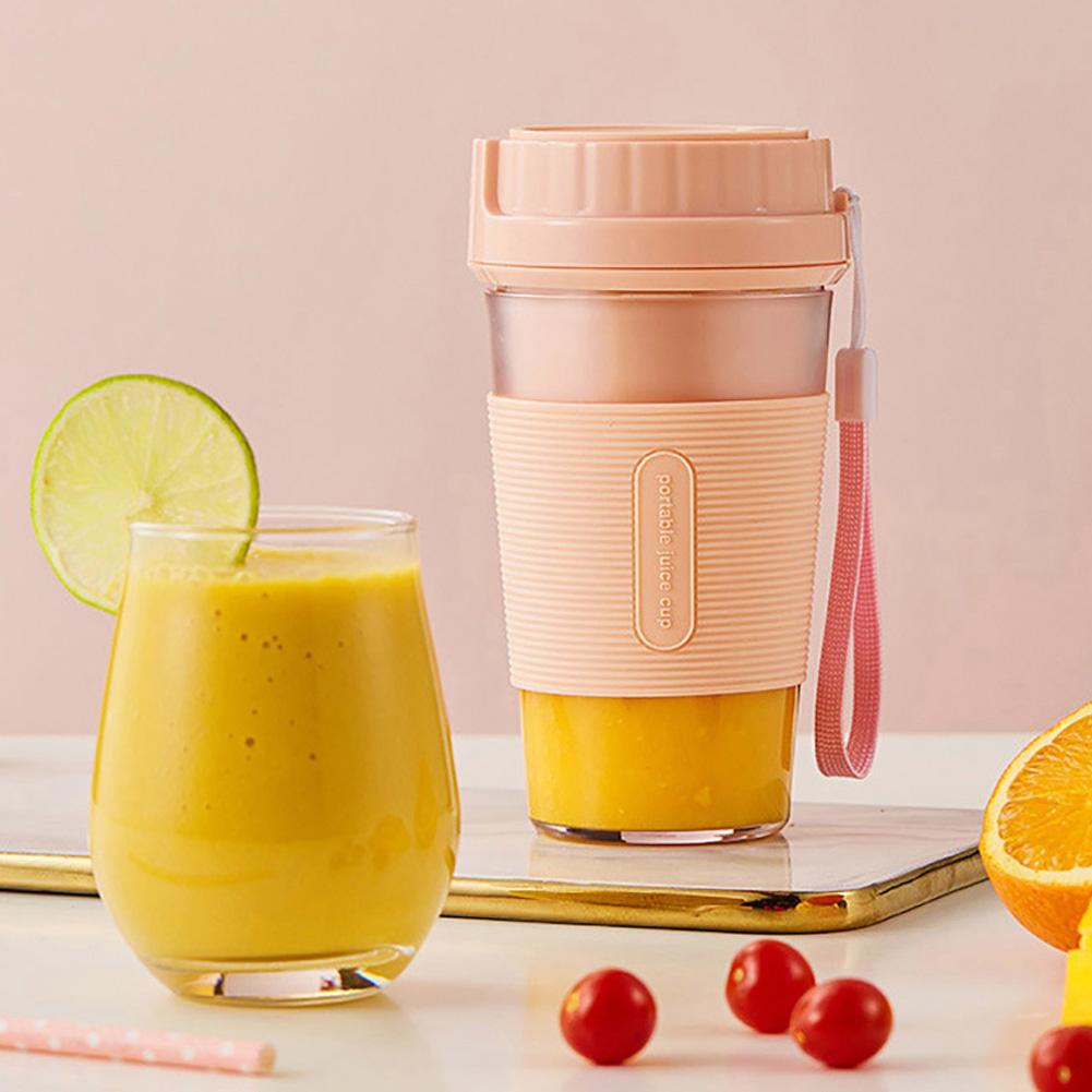 300ml mini bärbar hushållsfruktjuicer usb uppladdningsbar juicepress kopp frukt smoothie mixer mixer flaska maskin sportflaska