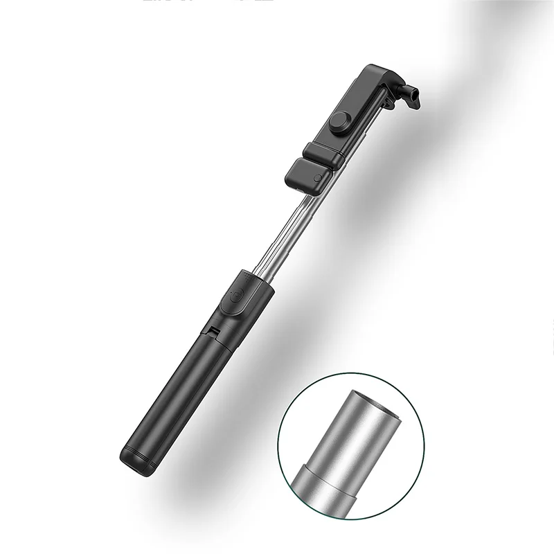 Perche à selfie pliable avec lumière d'appoint, mini trépied rétractable, obturateur à distance Bluetooth, téléphone portable Huawei, Xiaomi, iPhone, le plus récent