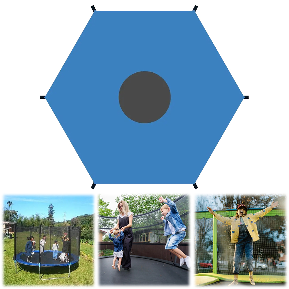 6/8/10ft Trampoline Cover Sun-Protection Trampolines Canopy Trampolines Sunshade Accessories for Outdoor Backyard Playground