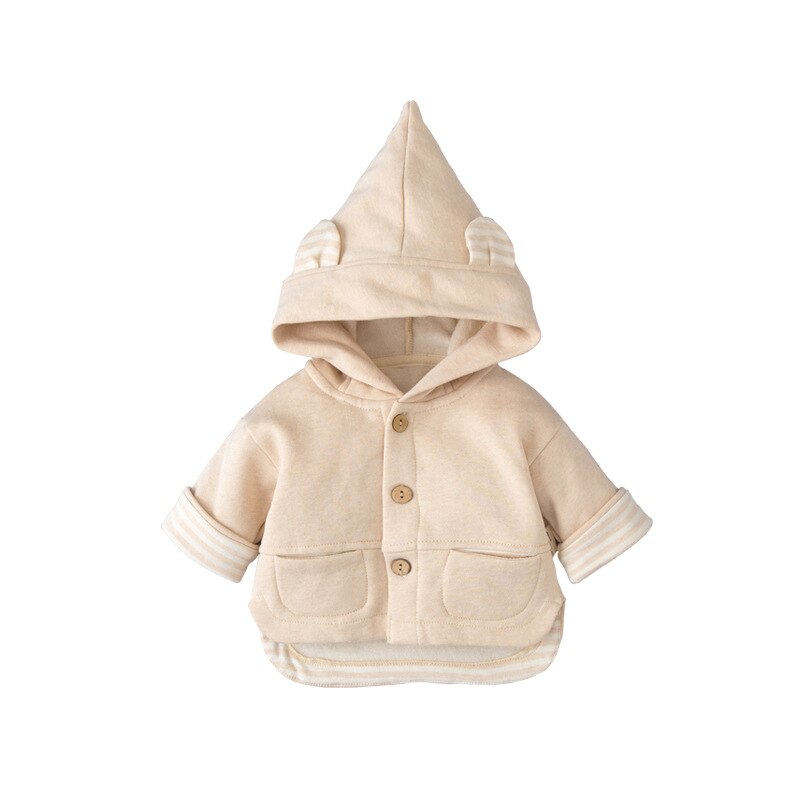 Children Clothes Style Toddler Boys Girls Hooded Coat Autumn Winter Warm Jacket Outerwear For Girl Boys clothing baby outwear: 12M