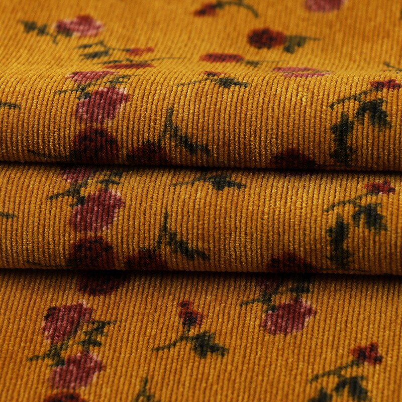 100*150cm impresión tela terciopelo Floral pana suave tela para Diy mantel vestido niños ropa cortina bolsa manualidades de costura: 08