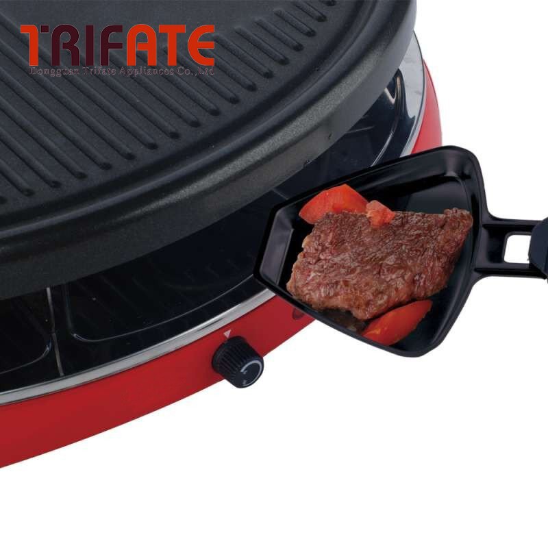 Double Layers Smokeless Electric Pan Grill BBQ Grill Raclette Grill Electric Griddle