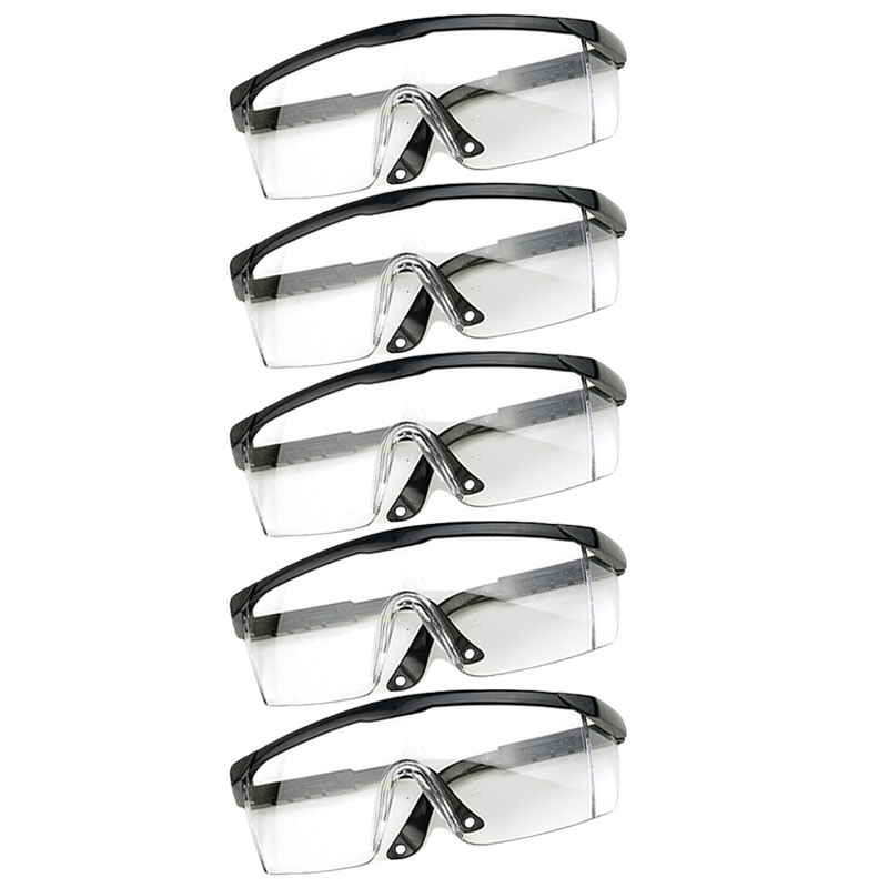 1/40pcs Work Safety Anti-Splash Eye Protection Goggles Glass Windproof Dustproof Waterproof Protective Glasses Cycling Goggles: GRAY