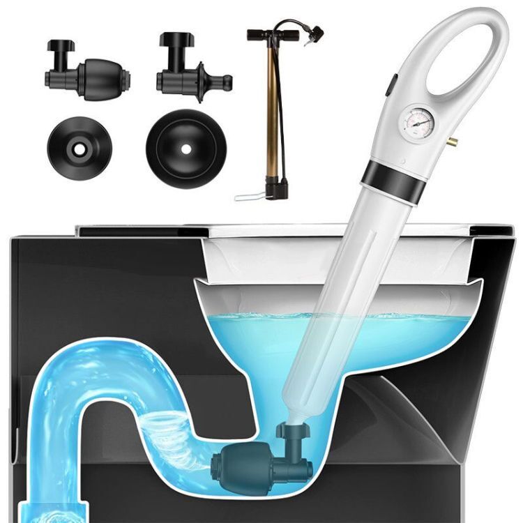 Hoge Druk Wc Baggerschip Badkamer Keuken Rioolbuis Pomp Cleaner Luchtdruk Plunger Afvoer Schoner Wc Baggerschip