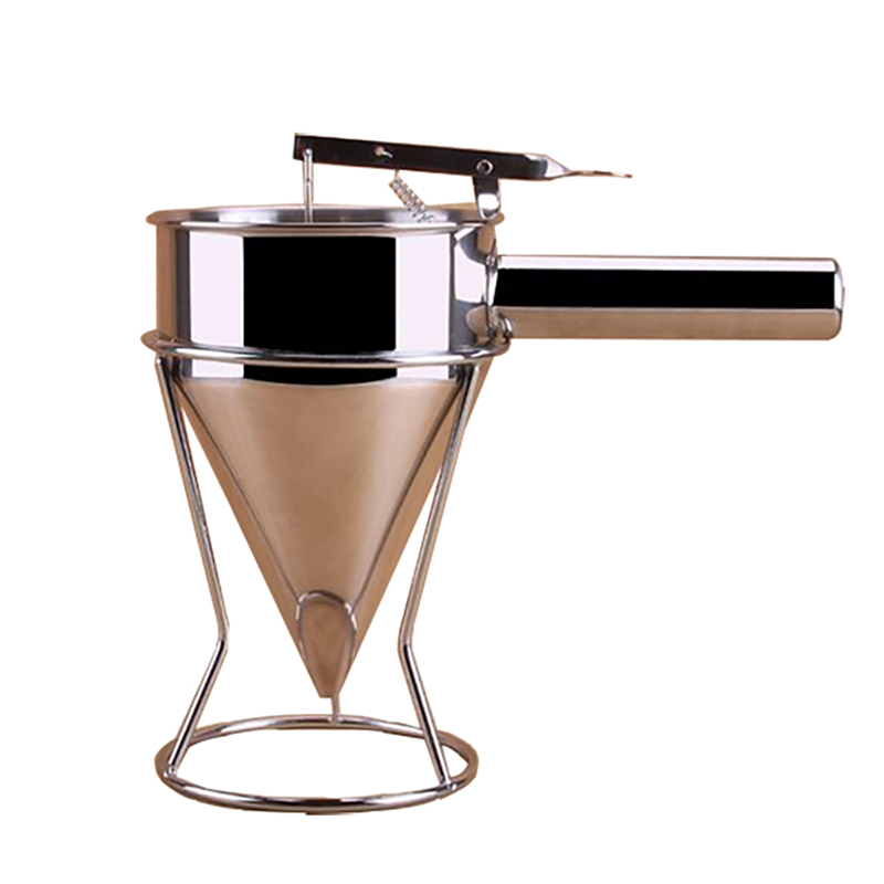 stainless steel waffle pancake batter dispenser funnel filler tool