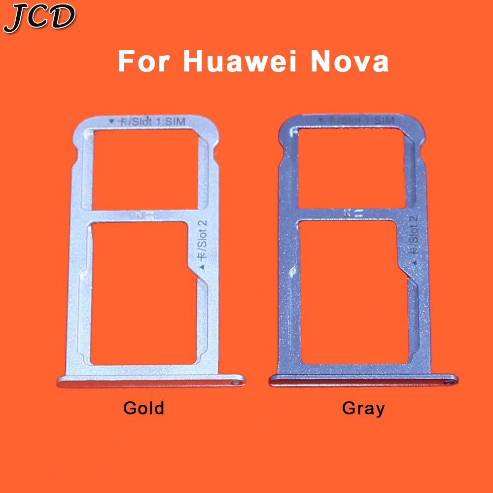 JCD Für Huawei Nova Lite SIM Karte Tablett Halfter Karte Slot Adapter Für Huawei Nova Ersatz Reparatur Ersatzteile