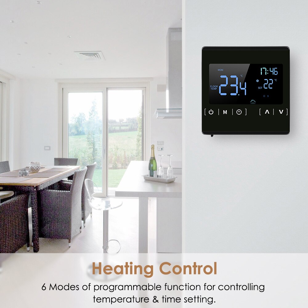 Smart Thermostat Electric Floor Heating Controller Water Heating Thermoregulator Room Thermostat Temperature Controller