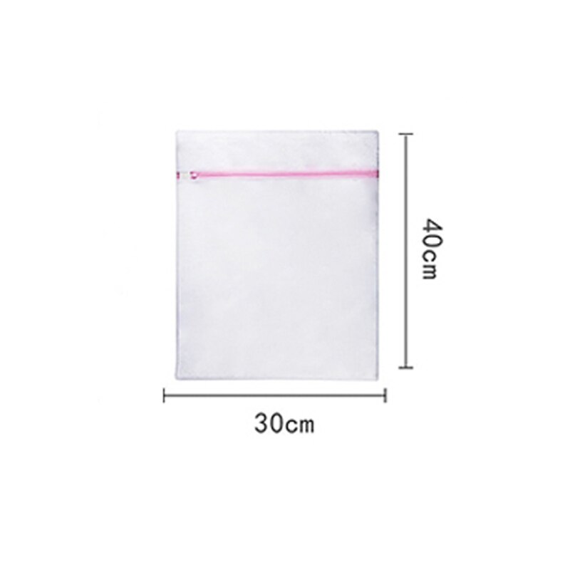 Mesh Laundry Bag Polyeste Wash Bags Coarse Net Laundry Basket Laundry Bags for Washing Machines Mesh Clothes Sock Bra Bag: 40X30CM