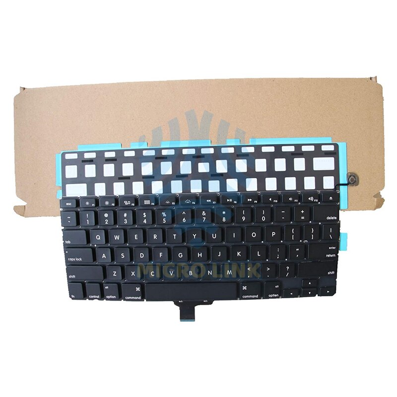 Laptop Keyboard for Macbook Pro 13" A1278 - US Layout with Backlight