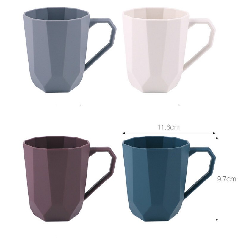 Bathroom Washing Cup Daily Necessities Daily Necessities Water Cup Geometric Irregular Mouth Cup