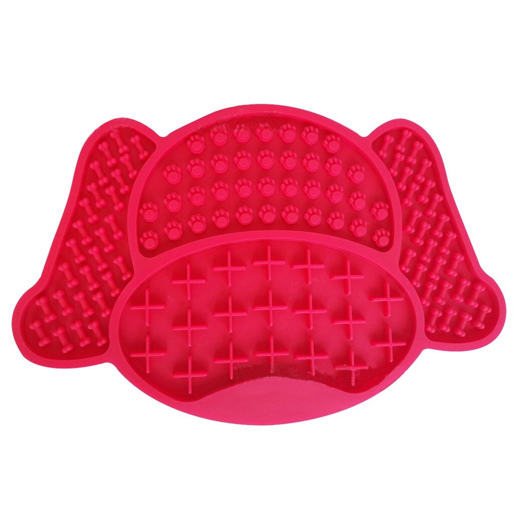 Dog Licking Pad Dog Bath Buddy Slow Feeders Cat Treat Mat Pet Dispensing Mat Pet Bathing Grooming Dog Training Supplies #TD: C