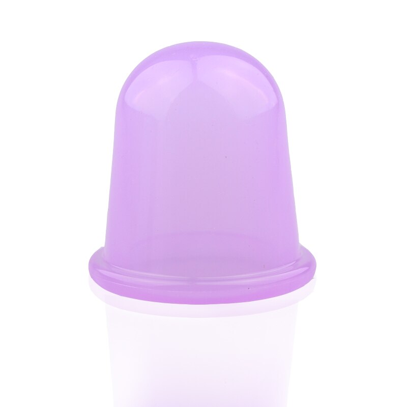 * tcare 1 st hälsovård kropp skönhet silikon vakuum koppar nacke ansikte rygg massage koppar koppla av helkroppsmassage: Lila